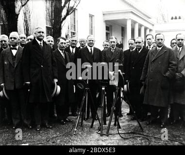 Hoover und die Anti-Horing-Kommission, 1932 Stockfoto