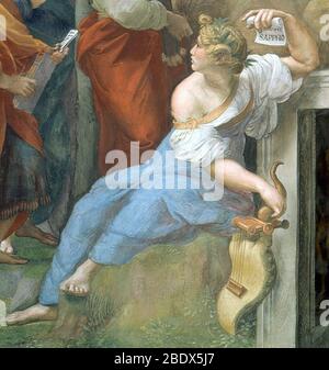 Sappho, antike griechische Dichter Stockfoto