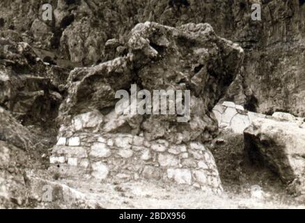 Sybil Rock, Orakel von Delphi Stockfoto