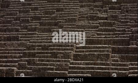 Huaca Pucllana in Lima Stockfoto