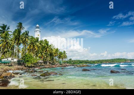 Schöner Strand Landschaft in Sri Lanka Stockfoto