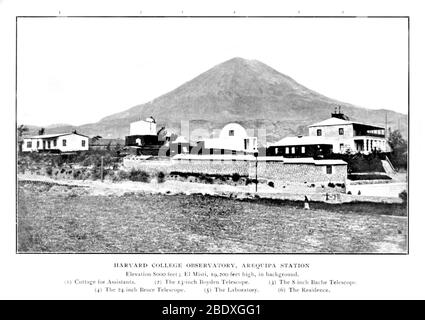 Boyden Station des Harvard Observatory, 1890er Jahre Stockfoto