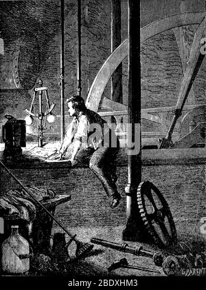 George Stephenson, englischer Bauingenieur Stockfoto