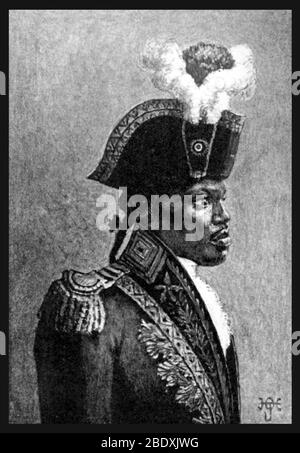 Toussaint L'Ouverture, General Haitian Stockfoto