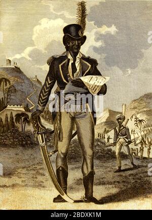 Toussaint L'Ouverture, General Haitian Stockfoto