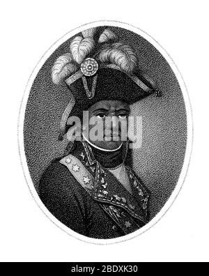 Toussaint L'Ouverture, General Haitian Stockfoto