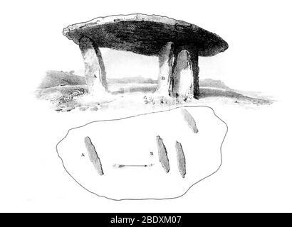 Lanyon Quoit Dolmen Stockfoto