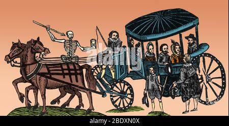 Große Pest von London 1665 Stockfoto