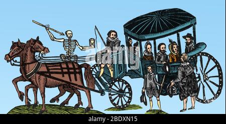 Große Pest von London 1665 Stockfoto