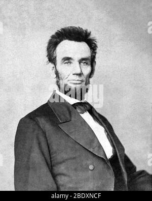 Abraham Lincoln, 1865 Stockfoto