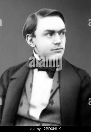 Alfred Nobel, schwedischer Chemiker und Erfinder Stockfoto