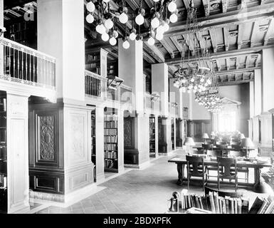 NYPL, Hauptniederlassung, Technologiebibliothek, 1910er Jahre Stockfoto