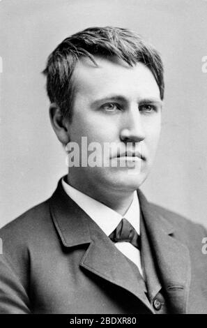 Thomas Edison, US-amerikanischer Erfinder Stockfoto