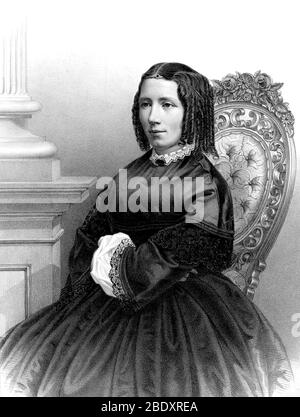 Harriet Beecher Stowe, US-amerikanischer Autor Stockfoto