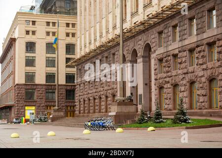 Kiew, Ukraine - 22. März 2020: Kiewer Stadtrat. Stockfoto