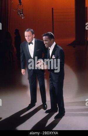 Frank Sinatra und Sammy Davis, Jr. Stockfoto