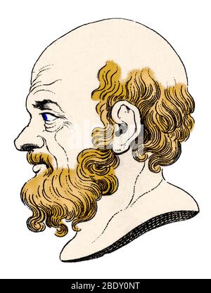 Sokrates, der griechische Philosoph Stockfoto