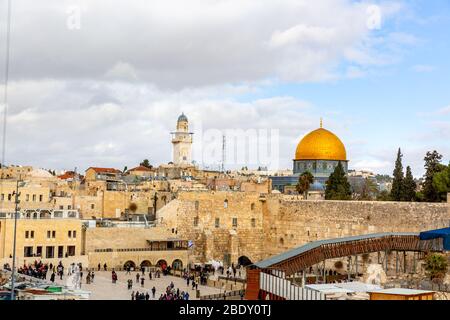 Western Wall in Jerusalem, Israel. Stockfoto