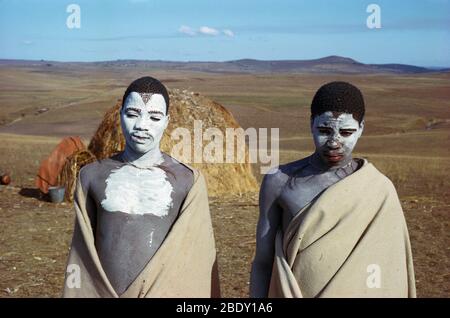 Xhosa Boys, Südafrika Stockfoto