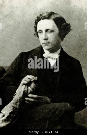 Charles Dodgson AKA Lewis Carroll, englischer Autor Stockfoto