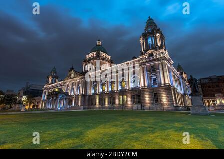 Belfast City Hall, Nordirland, Großbritannien Stockfoto