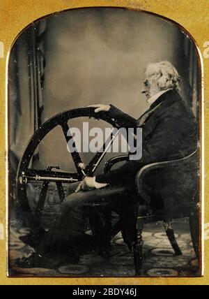 William Constable mit Regulator, 1854 Stockfoto