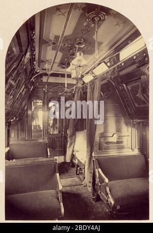 Pullman Palace Sleeping Car, ca. 1870 Stockfoto