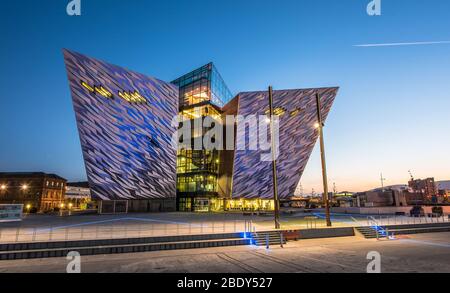 Titanic Belfast, Nordirland, Großbritannien Stockfoto