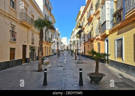 Panoramabild von Cadiz, Stadt von Spanien Stockfoto