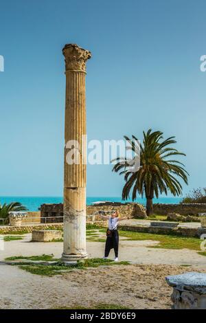 Römische Ruinen. Stockfoto