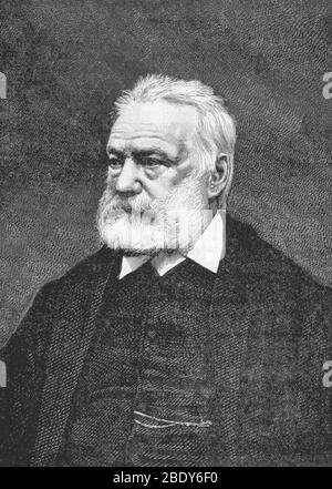 Victor Hugo, französischer Schriftsteller Stockfoto