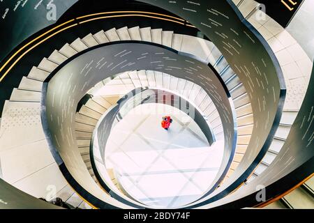 Oodi-Bibliothek. Oodi ist die neue Zentralbibliothek in Helsinki. Finnland Stockfoto