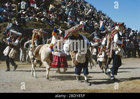 Inti Raymi Zeremonie, Peru Stockfoto