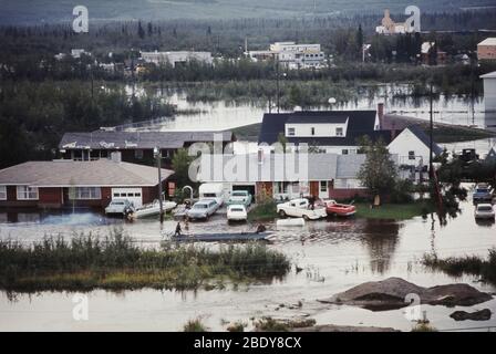 Fairbanks Flood, Alaska, 1967 Stockfoto