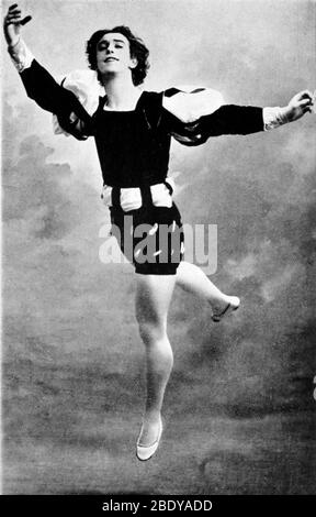 Vaslav Nijinsky, russische Balletttänzerin Stockfoto