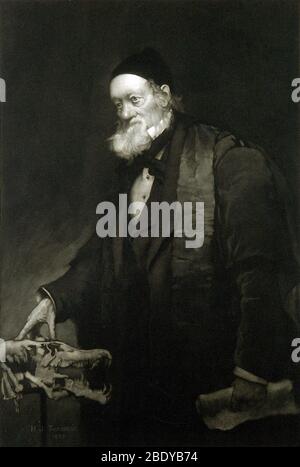 Richard Owen, englische Paläontologe Stockfoto