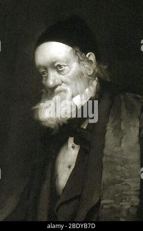 Richard Owen, englische Paläontologe Stockfoto