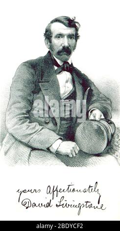 David Livingstone, schottischer Explorer Stockfoto