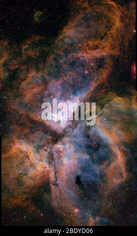 Carinanebel, NGC 3372, Caldwell 92 Stockfoto