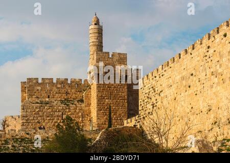Turm Davids und Stadtmauer, Jerusalem, Israel