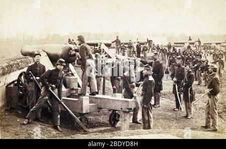 Fortifications, Washington D.C., 1862 Stockfoto