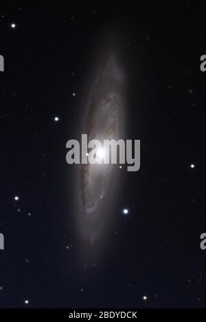 Mittlere Spiralgalaxie, M65, NGC 3623 Stockfoto