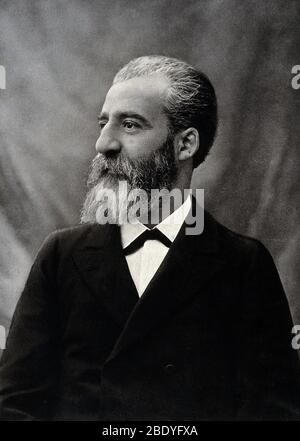 Henri Moissan, französischer Chemiker und Erfinder Stockfoto