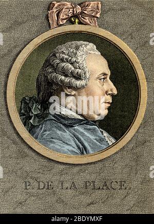 Pierre-Simon Laplace, französischer Universalgelehrter Stockfoto