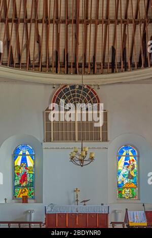 In Der St. Peters Kirche, Parham, Antigua, Westindien Stockfoto