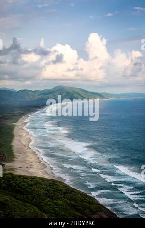 Las Brisas Beach an der Pazifikküste von Michoacan, Mexiko. Stockfoto