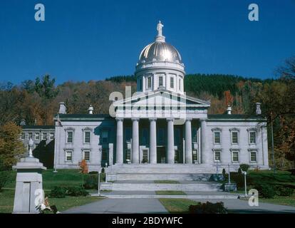 Kapitol Von Vermont Stockfoto