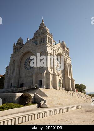 Santuário de Santa Luzia Basílica de Santa Luzia Viana do Castelo Portugal Stockfoto