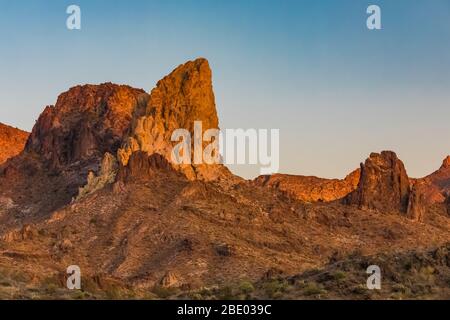 Entlang der historischen Route 66 in Arizona, USA Stockfoto