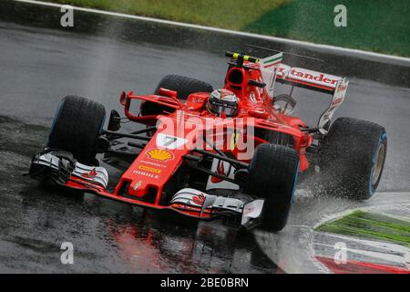 Kimi Raikkoen, Scuderia Ferrari, Ferrari SF70-H, 2017 Italienischer GP, Monza Stockfoto